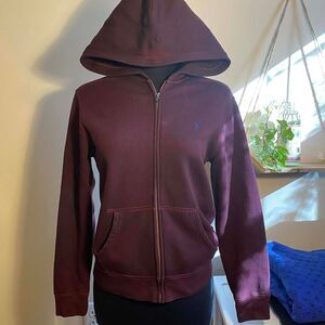 Polo-ralph-lauren Burgundy Hoodie